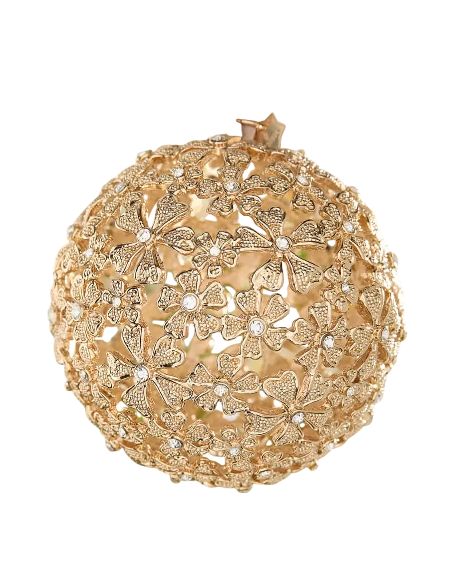 24K Gold-Plated Garland Christmas Ornament